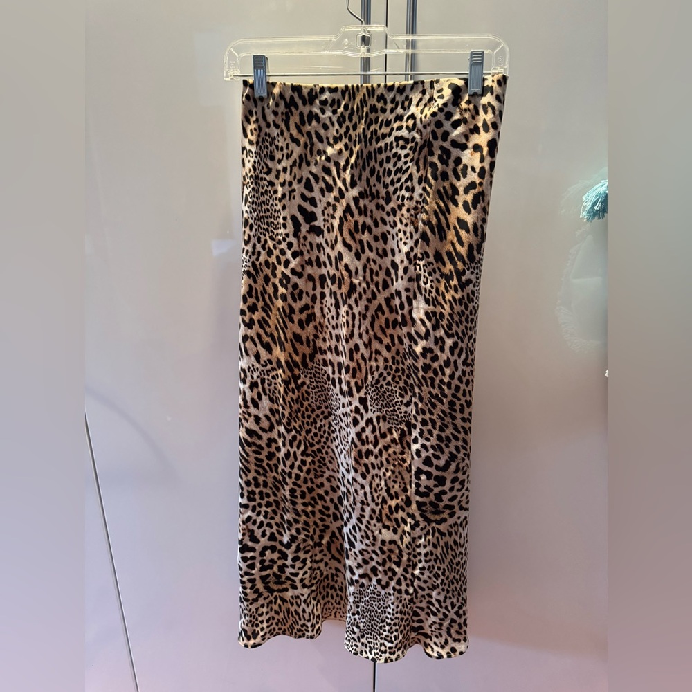 Zara Animal Print Maxi Skirt